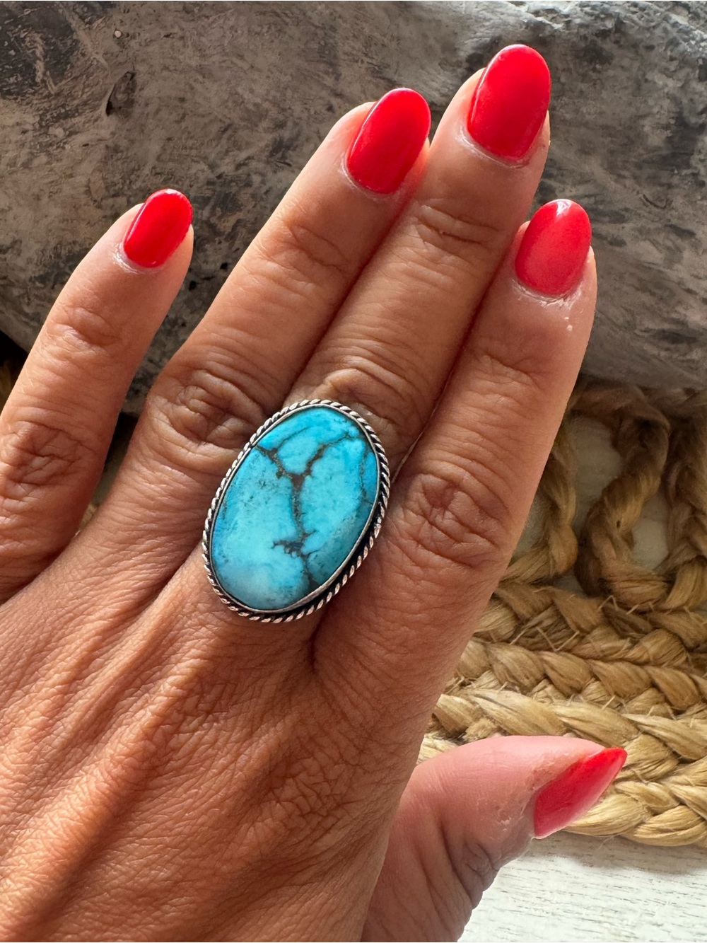 TURQUOISE GEMSTONE RING